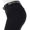 Pantalon Micro Equitheme fond silicone noir